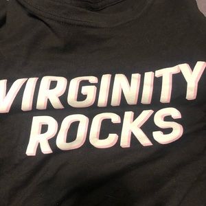 Virginity rocks tee